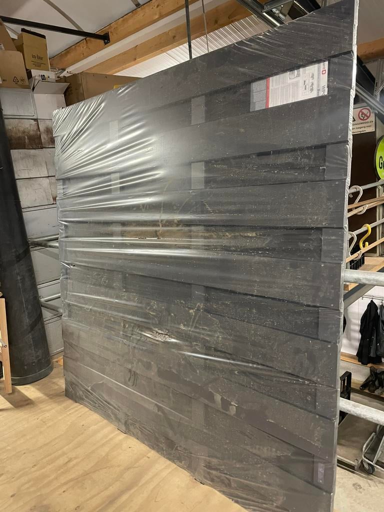 Kunststof tuinscherm elephant antraciet nieuw 2 stuks, Ophalen, Kunststof, 1 tot 2 meter, Minder dan 3 meter