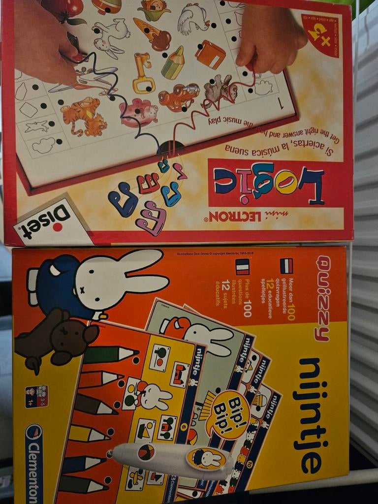 Leerzame spellen: Logic mini Lectron & Quizzy Nijntje, Ophalen of Verzenden, Gebruikt, Taal en Lezen, Met geluid