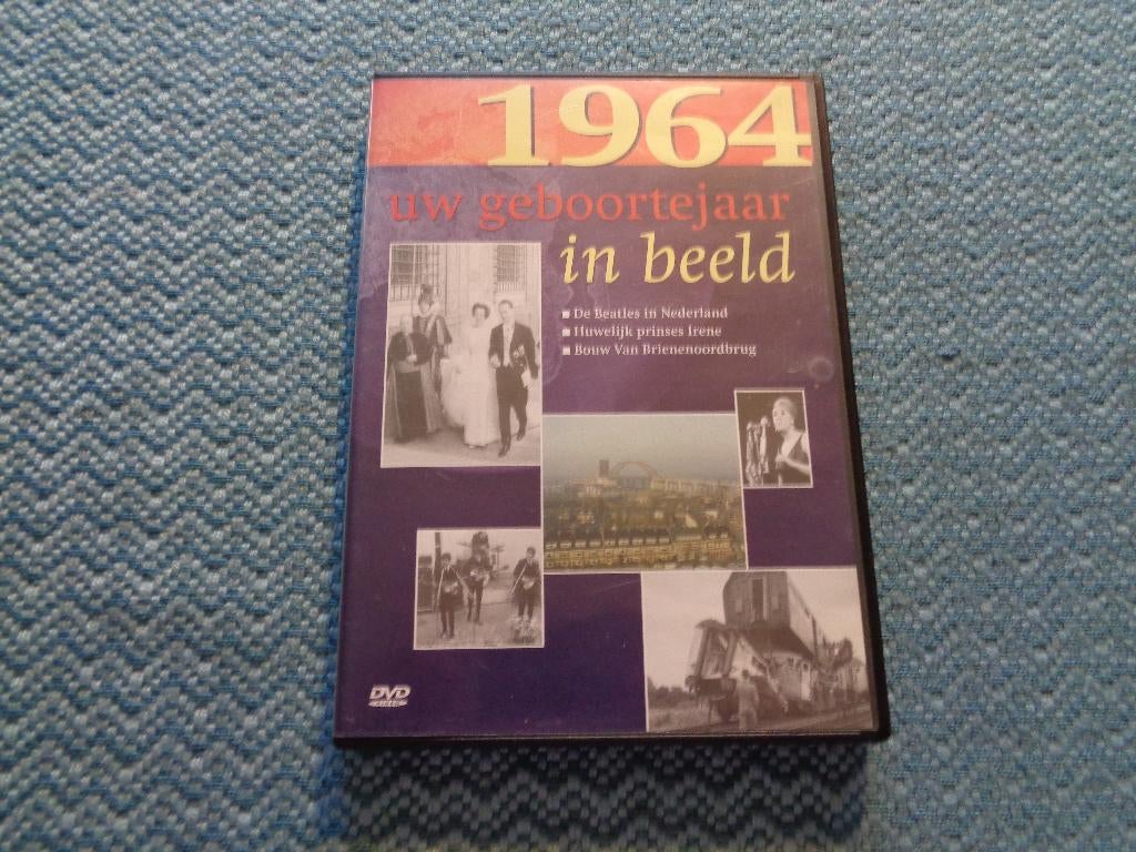 1964 uw geboortejaar in beeld, Cd's en Dvd's, Alle leeftijden, Ophalen of Verzenden, Zo goed als nieuw, Politiek of Geschiedenis