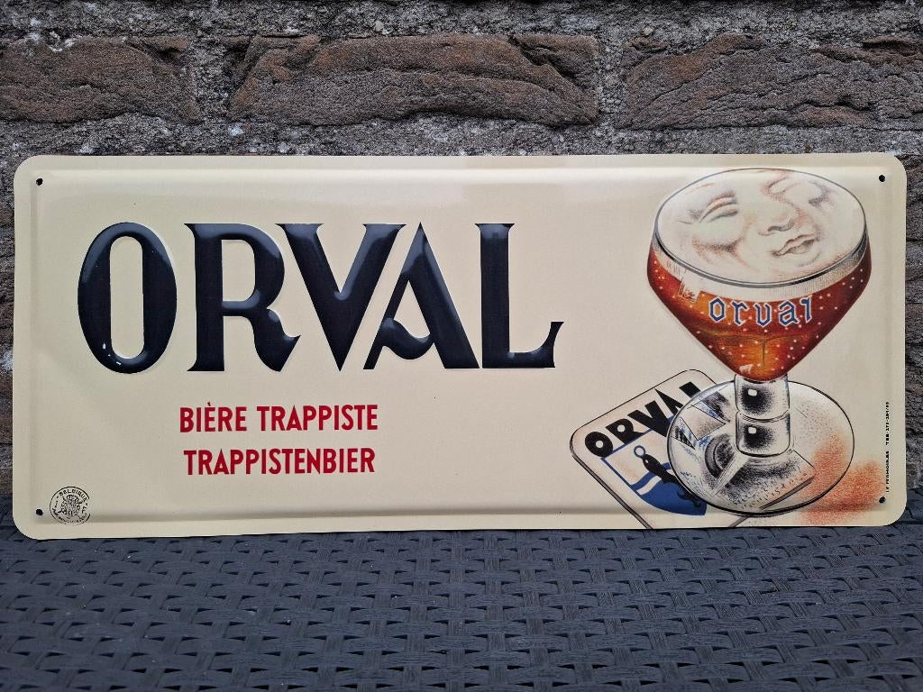 Reclamebord Orval, Ophalen of Verzenden, Nieuw, Reclamebord, Plaat of Schild, Overige merken