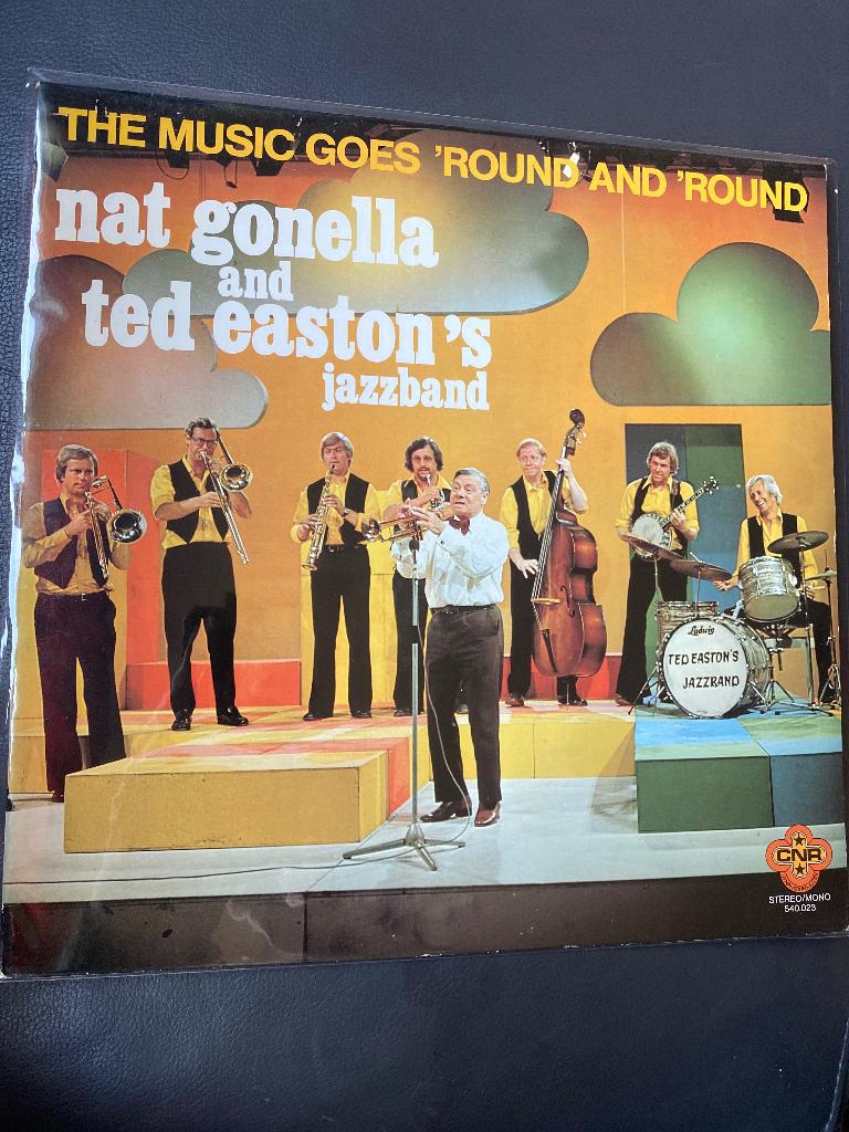 Nat Gonella Ted Easton Jazz Band : The Music ( lp vinyl), 1960 tot 1980, Gebruikt, Ophalen of Verzenden, 12 inch