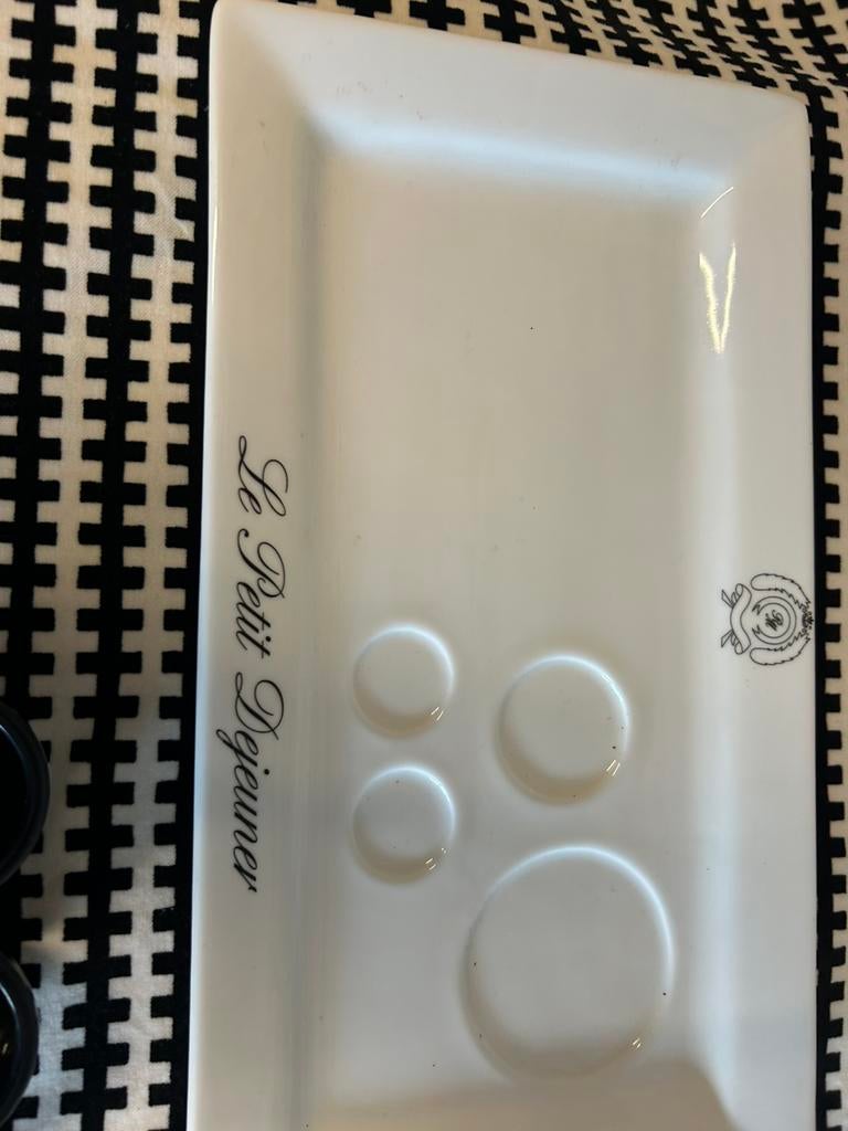 Schaal van riviera maison heel mooi, Ophalen of Verzenden, Overige stijlen, Glas, Schaal of Schalen