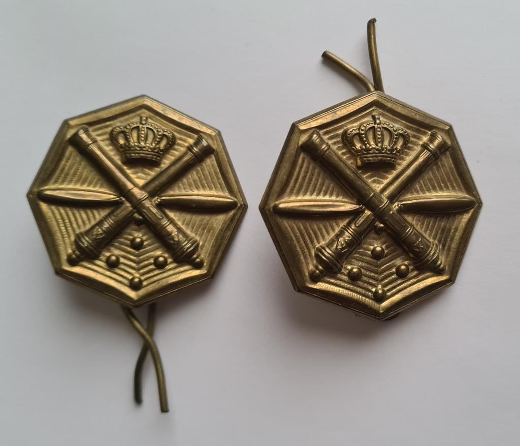LuA Luchtdoelartillerie schouderemblemen battle dress, Verzamelen, Militaria | Algemeen, Ophalen of Verzenden, Landmacht, Nederland