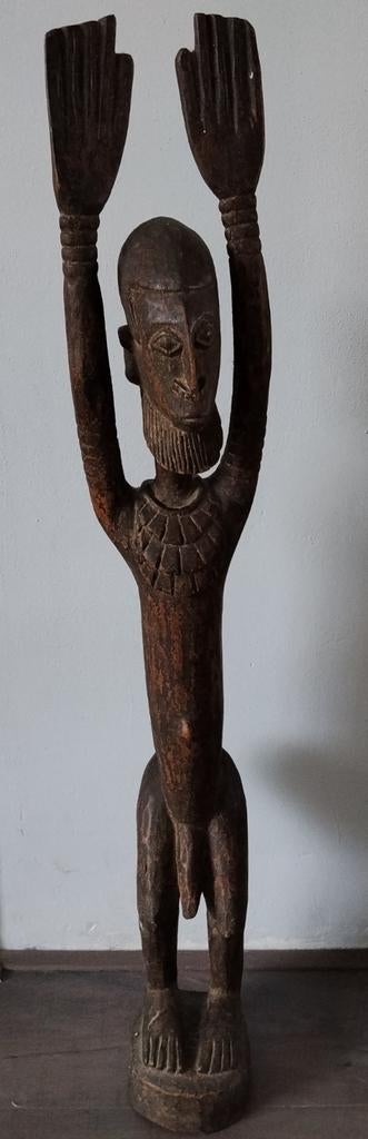 Dogon Houten Beeld uit Mali, Ophalen of Verzenden