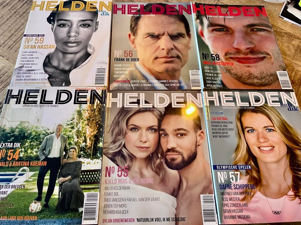Helden Sporttijdschriften Collectie, Ophalen of Verzenden, Zo goed als nieuw, Sport en Vrije tijd