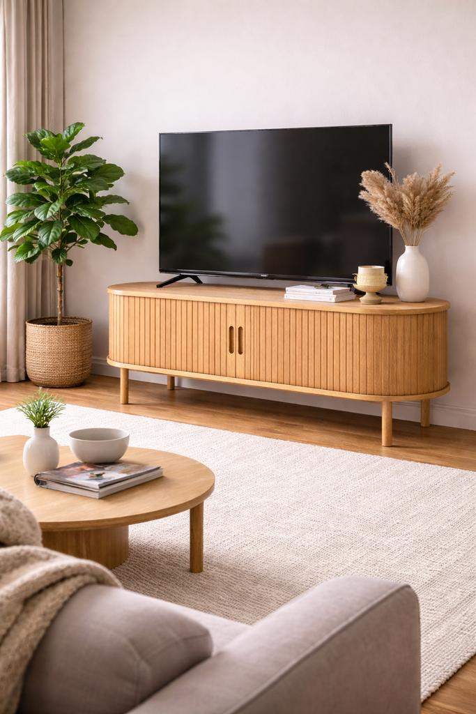 TV-meubel LYNGVIG 120 cm – nieuw in doos – Den Bosch, Antiek en Kunst, Antiek | Meubels | Kasten, Ophalen