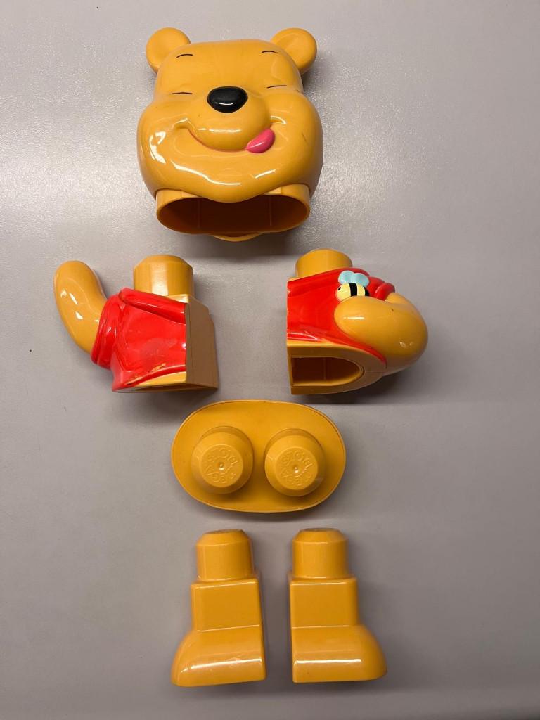 Pooh beer van Mega bloks., Ophalen, Gebruikt, Megabloks