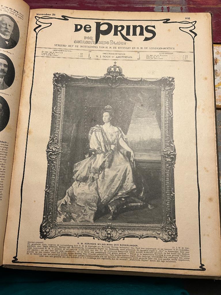 De Prins, geïllustreerde bladen (1910), Antiek en Kunst, Antiek | Boeken en Bijbels, Ophalen of Verzenden, Diverse auteurs