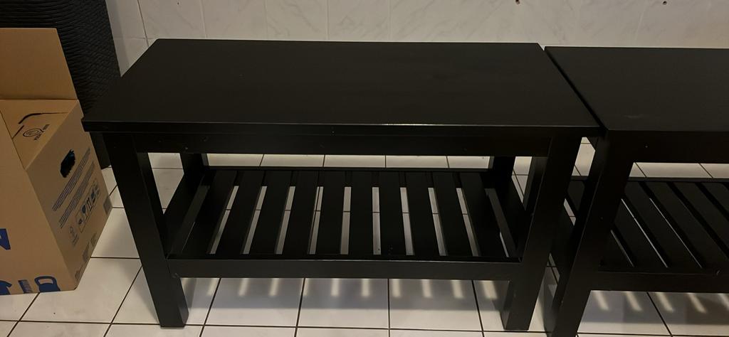 2 x IKEA Hemnes Bankje - Perfect voor de badkamer!, Ophalen, Overige typen, 50 tot 100 cm, Zo goed als nieuw