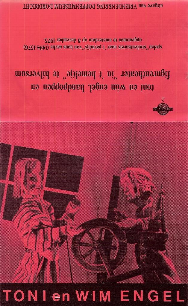 Toni/ Wim Engel Hemeltje Hilvsum Handpoppen Figurentheater, Ophalen, Gelezen