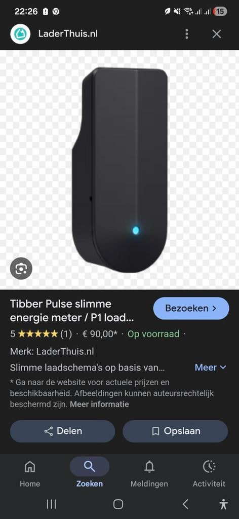 Tibber Pulse, Ophalen of Verzenden, Nieuw