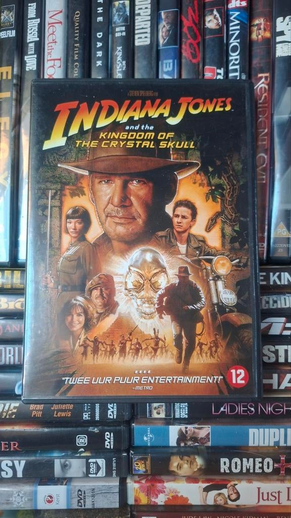 Indiana jones kingdom of the crystal skull dvd, Alle leeftijden, Ophalen of Verzenden, Zo goed als nieuw