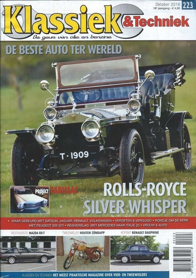 Klassiek & Techniek 223 2016 : Mazda RX7 - Renault Dauphine, Ophalen of Verzenden, Gelezen, Algemeen