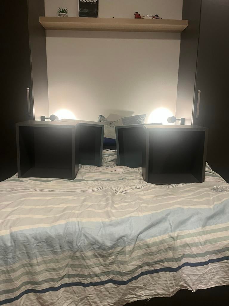 Ikea EKET kasten - 4 stuks - Uitstekende staat!, Zo goed als nieuw, 120 watt of meer, Front, Rear of Stereo speakers, Ophalen