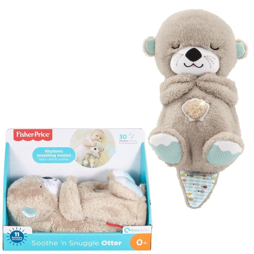 Fisher-Price Bedtijd Otter - 30 cm - 0 tot 6 maanden, Kinderen en Baby's, Speelgoed | Fisher-Price, Speelset, Nieuw, F-P, F-P