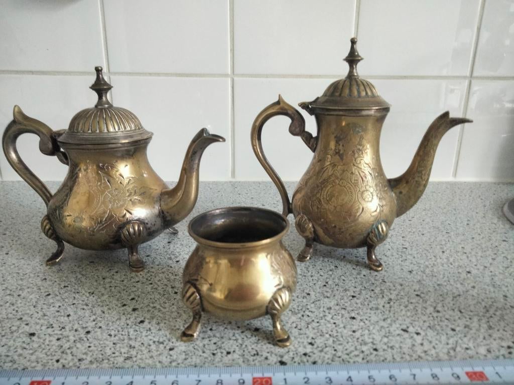 Marokkaanse thee potten/set, Ophalen of Verzenden