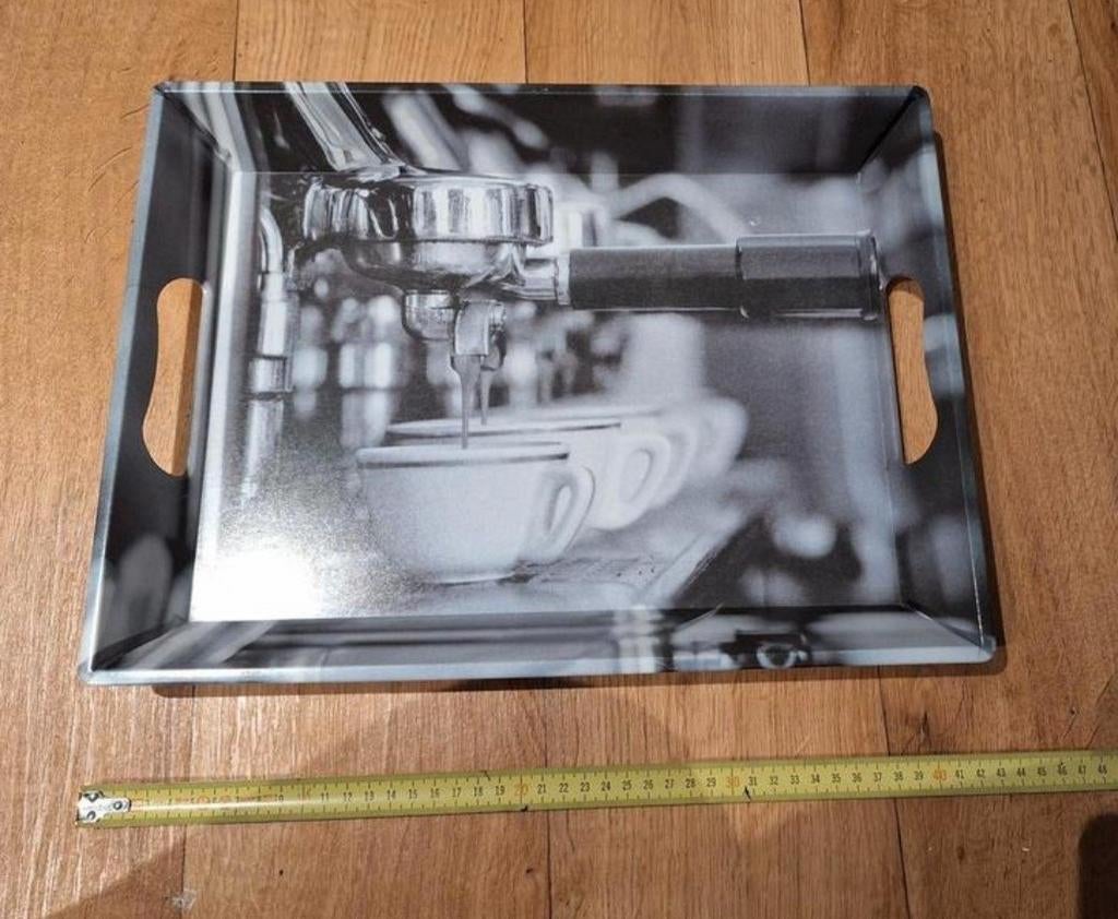 Dienblad. Zwart/wit. Made in Italy, Ophalen of Verzenden, Zo goed als nieuw