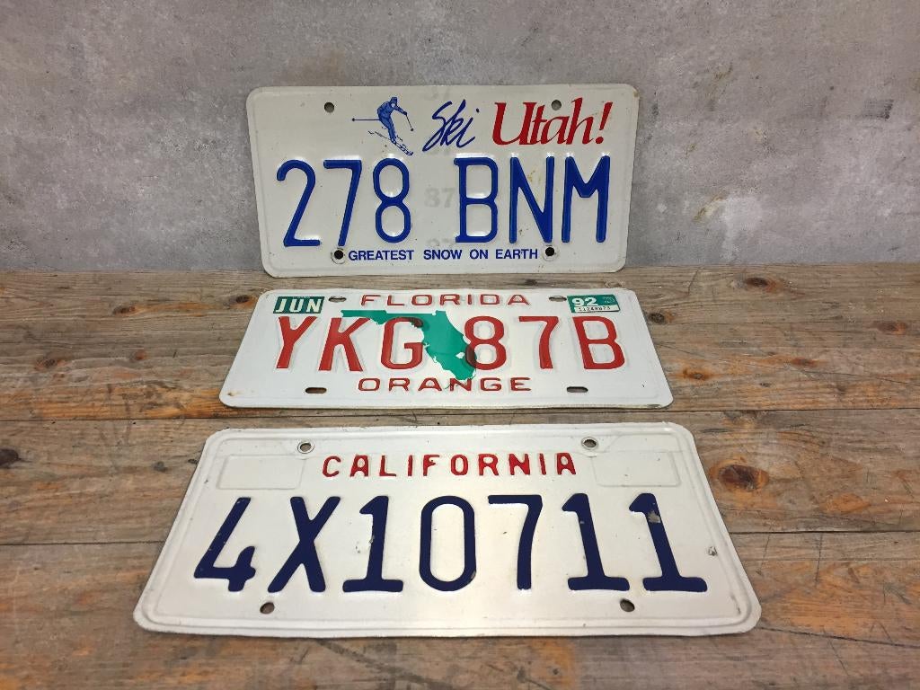 Amerikaanse nummerborder, nog te koop: Florida / California, Ophalen of Verzenden, Gebruikt, Auto's