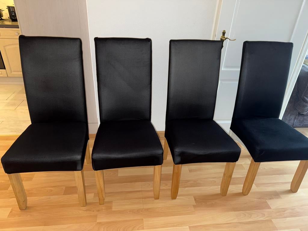 Eetkamerstoelen, Ophalen, Gebruikt, Wit, Leer