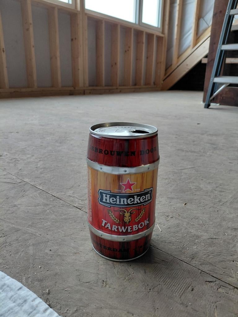 Heineken tarwebok bier blik, Ophalen of Verzenden, Gebruikt, Heineken