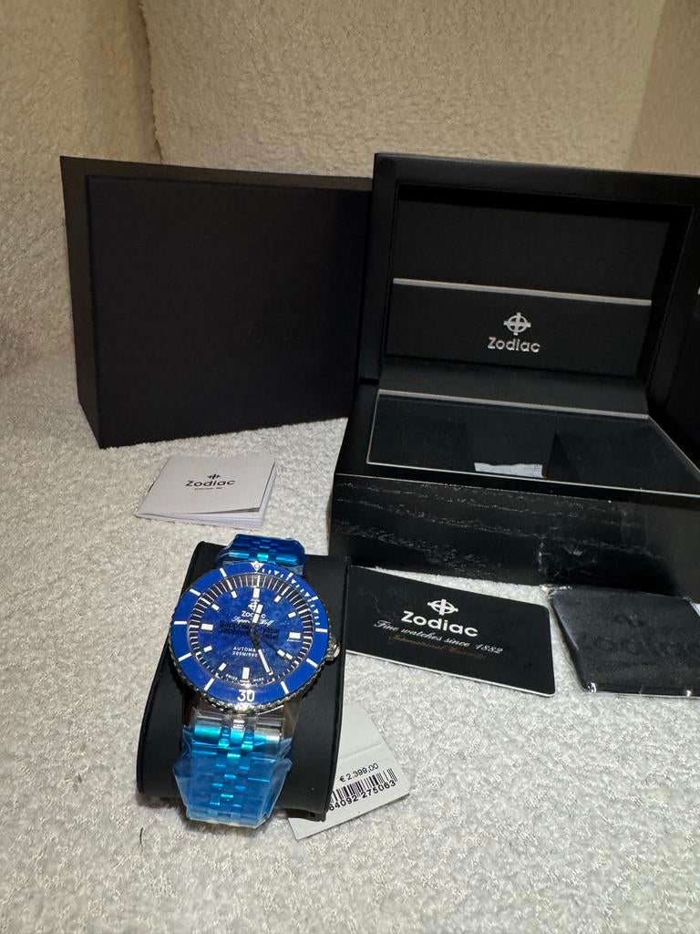 Zodiac Horloge - Nieuw!!, Overige merken, Staal, Polshorloge, Nieuw