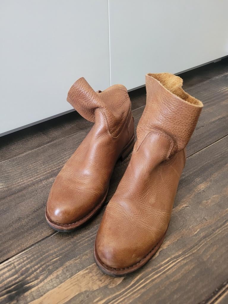 Shabbies Enkel Laarsjes - Maat 39, Kleding | Dames, Schoenen, Ophalen of Verzenden, Gedragen, Bruin
