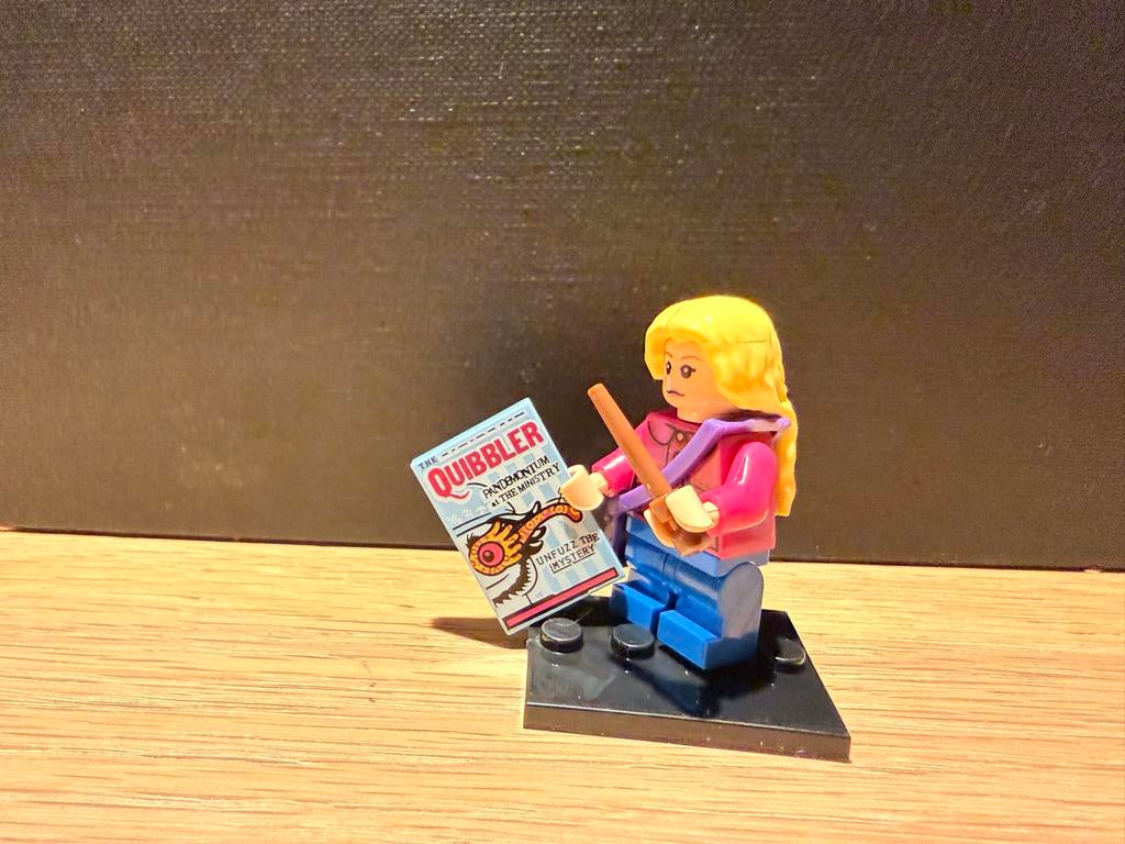 Harry Potter: Loena Leeflang / Loena Lovegood Minifiguur, Ophalen of Verzenden, Zo goed als nieuw, Losse stenen, Lego