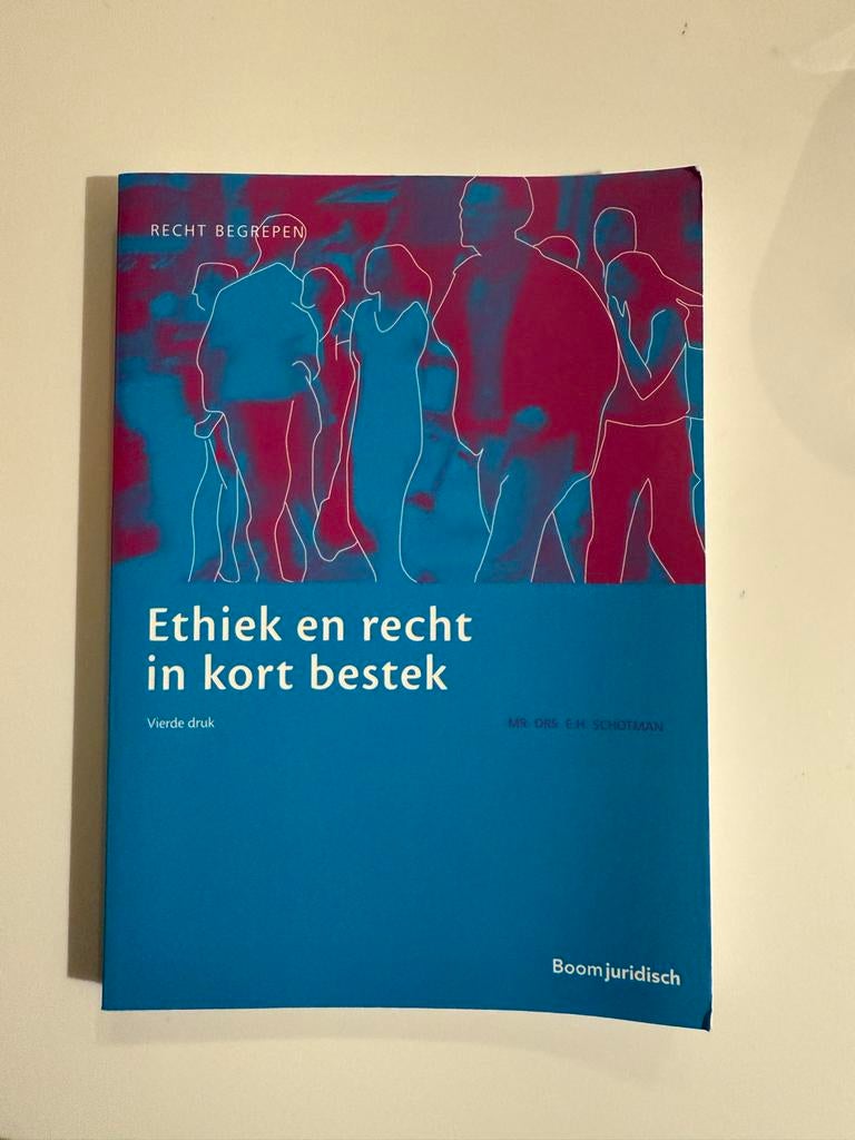 Ethiek en recht in kort bestek, Boeken, Ophalen of Verzenden, Gelezen, Wijsbegeerte of Ethiek