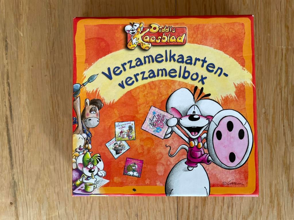 Diddle verzamelbox en kaarten, Verzamelen, Diddl, Ophalen, Verschillende figuren, Zo goed als nieuw, Papier, Kaart of Schrift