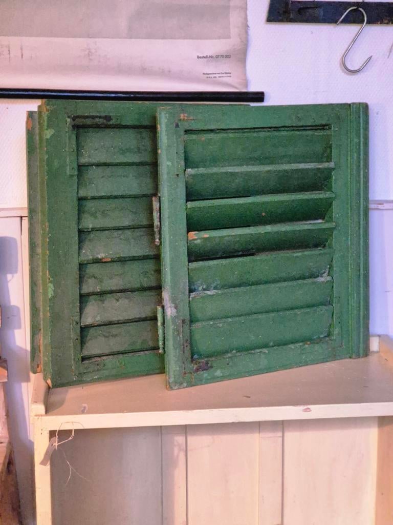 Oude louvreluikjes, Antiek en Kunst, Curiosa en Brocante, Ophalen of Verzenden