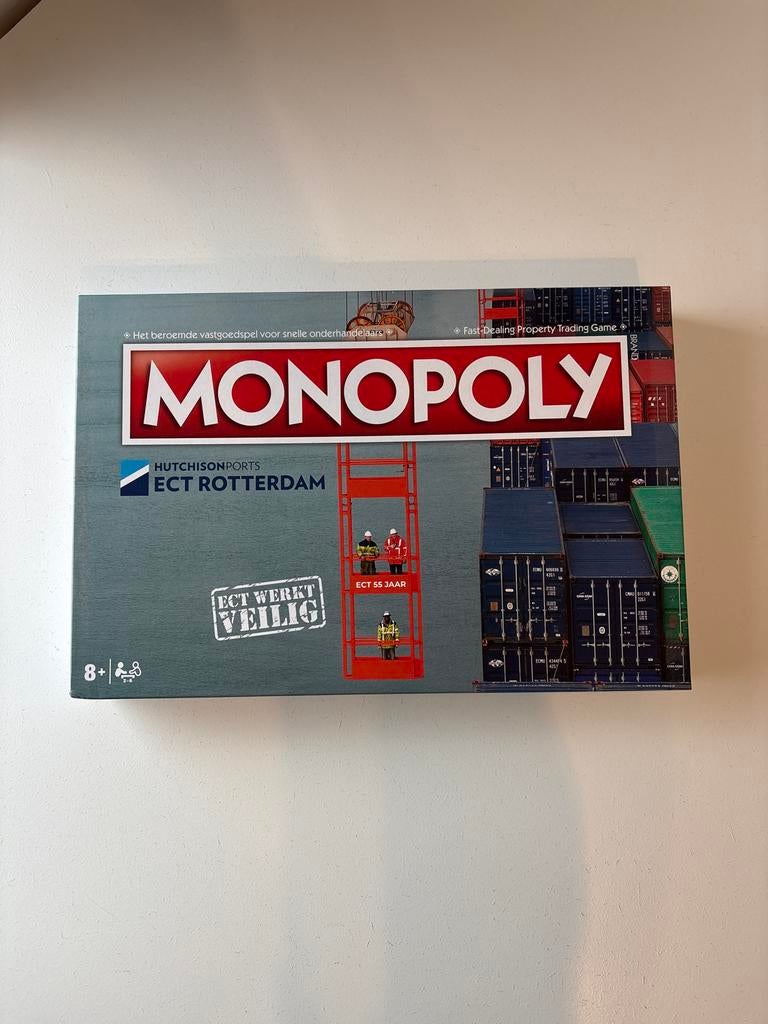 Monopoly ECT Rotterdam Editie, Een of twee spelers, Ophalen of Verzenden, Zo goed als nieuw