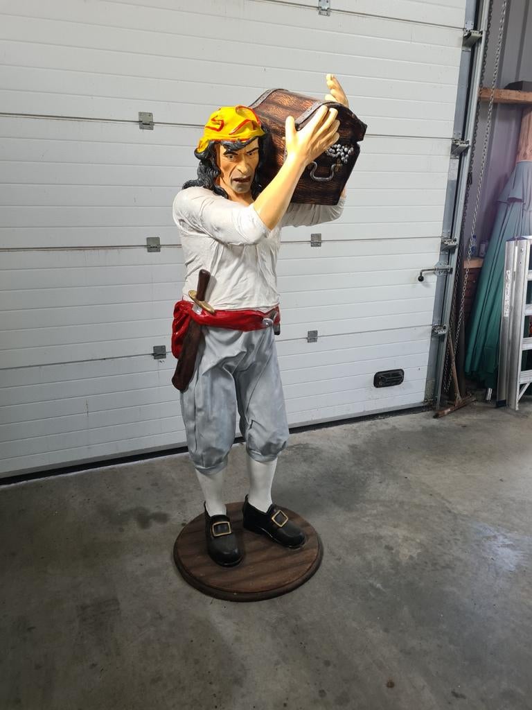 Piraten beelden, piraat,levensgrote beelden,lifesize beelden, Verzamelen, Ophalen, Nieuw