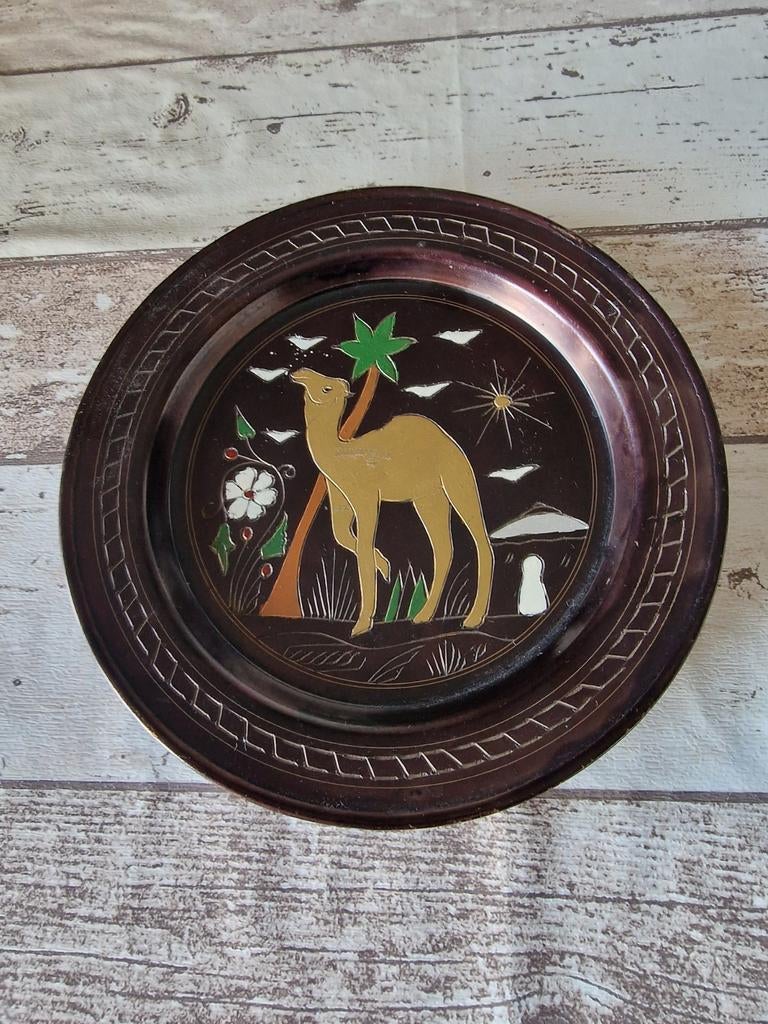 Tunesisch souvenierbordje., Ophalen of Verzenden