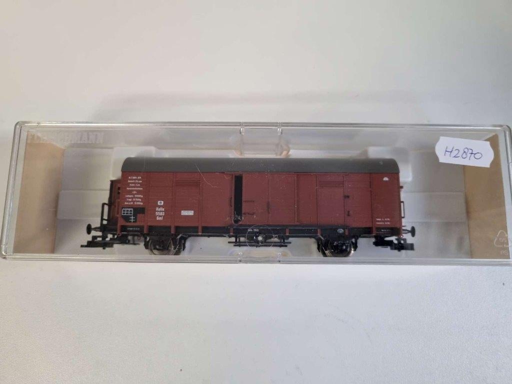 Fleischmann 5853K - Goederenwagon van de KPEV uit Ep I, Hobby en Vrije tijd, Gelijkstroom, Fleischmann, Wagon, Ophalen of Verzenden