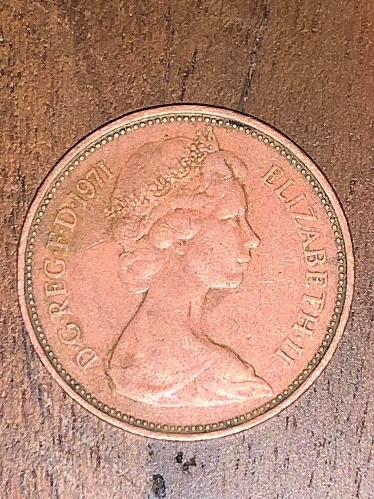 2 New Pence, Ophalen of Verzenden, Koningin Beatrix