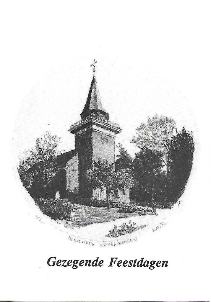 Wagenborgen- -Kerstkaart., Verzenden, 1980 tot heden, Gelopen, Groningen