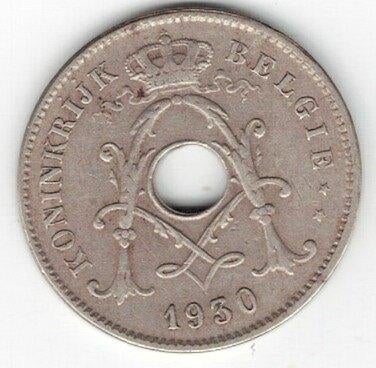 26-044 Belgie 10 centimes 1930, Ophalen of Verzenden, België, Losse munt