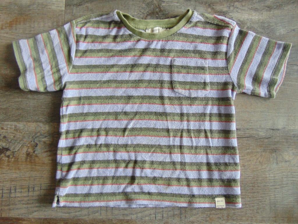 Sissy-Boy lila gestreept badstof truitje maat 110 / 116 trui, Sissy Boy, Meisje, Trui of Vest, Ophalen of Verzenden