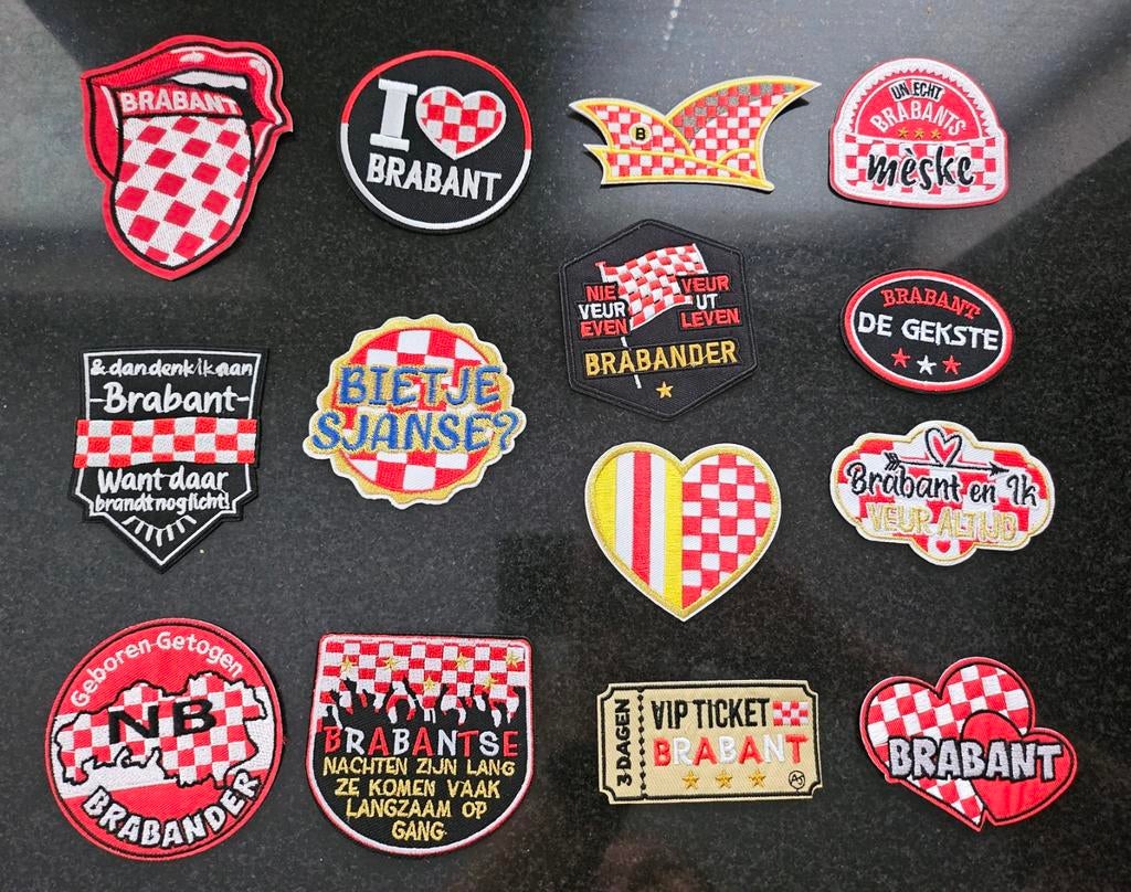 Brabant Emblemen - Strijkemblemen - Per Stuk te Koop!, Hobby en Vrije tijd, Kledingapplicaties en Hotfix, Ophalen of Verzenden