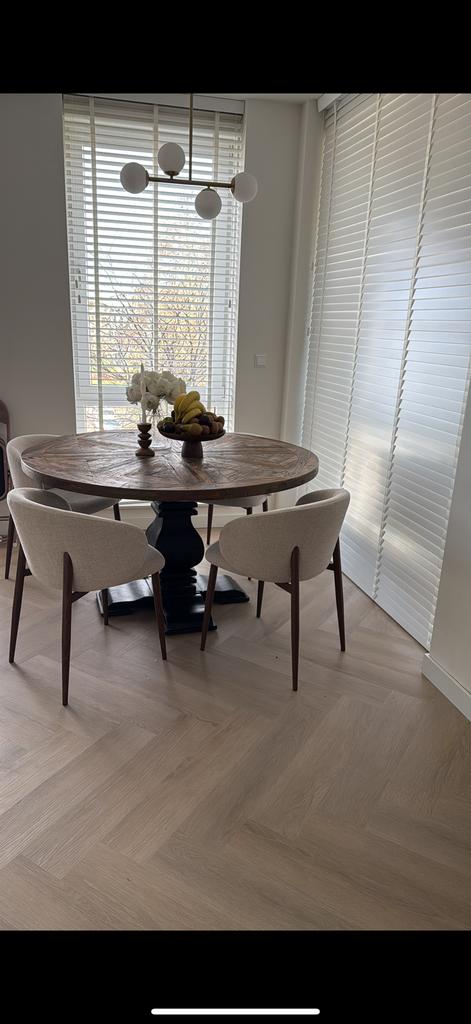 Riviera maison eetafel 140 cm, Huis en Inrichting, Tafels | Eettafels, Ophalen of Verzenden, Zo goed als nieuw, Rechthoekig, 100 tot 150 cm