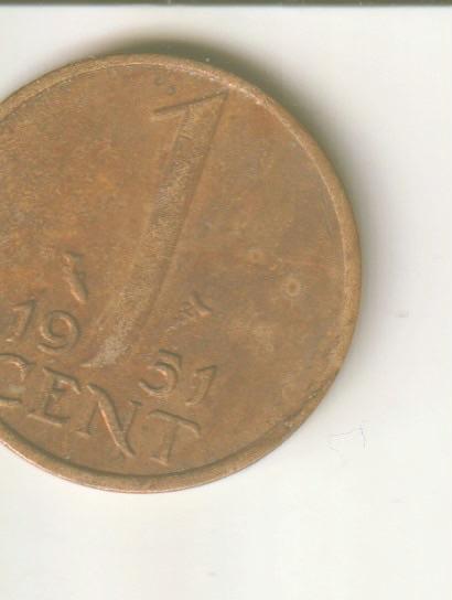 1 cent 1951 nederland, Postzegels en Munten, Munten | Nederland, Verzenden, Koningin Juliana, 1 cent