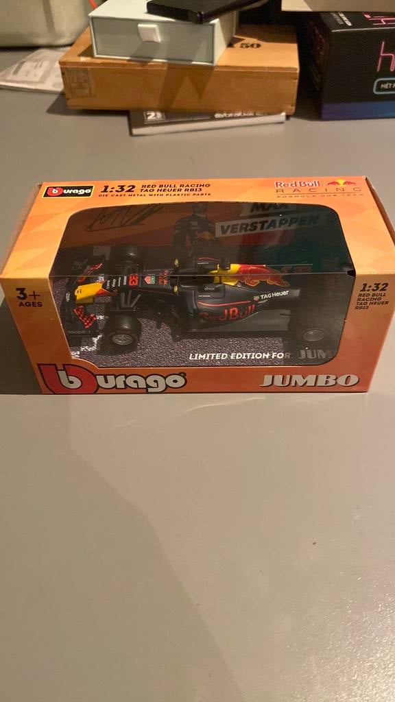 Max verstappen jumbo 2017, Hobby en Vrije tijd, Ophalen of Verzenden, Zo goed als nieuw, Auto, Overige merken