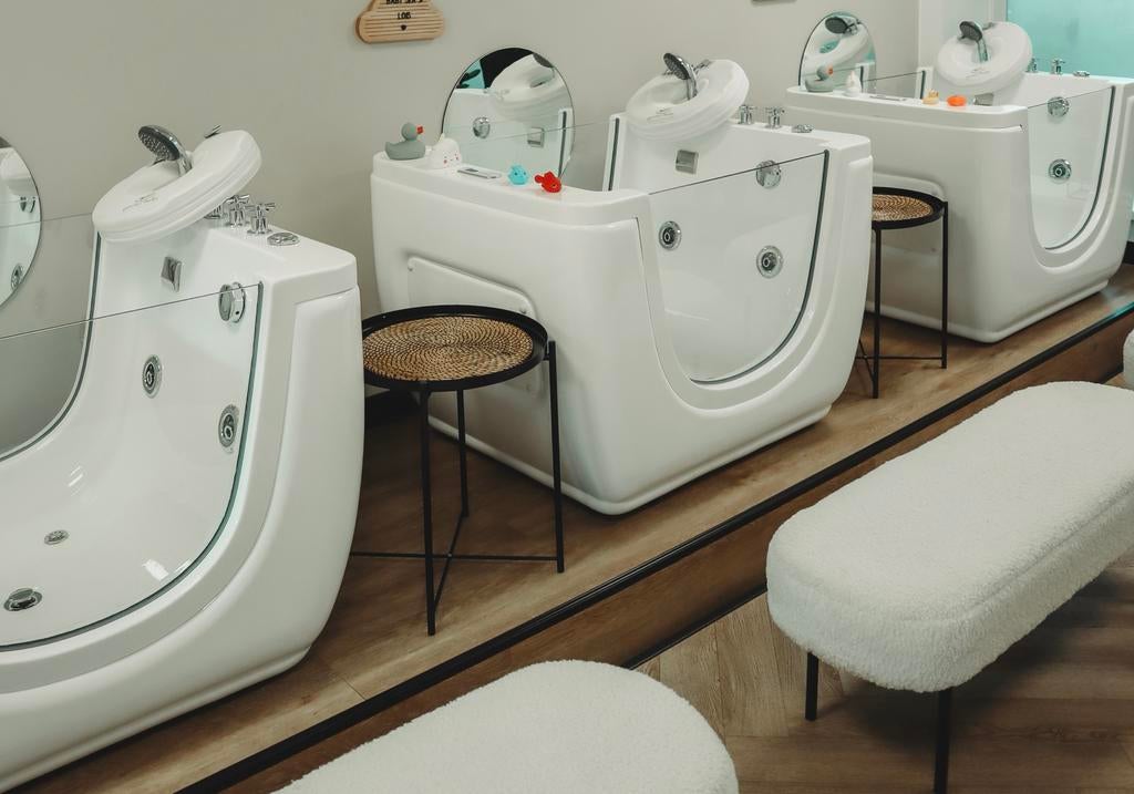5 Nieuwe Baby Spa Baden - Direct Beschikbaar!, Ophalen, Nieuw, Vast