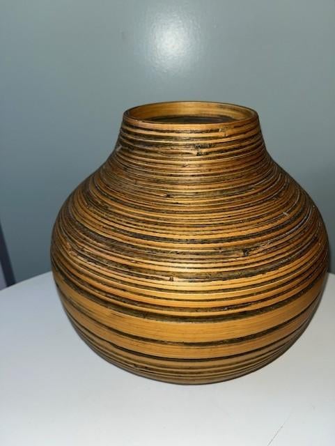 Bamboo vaas, Overige materialen, Gebruikt, Overige kleuren, Ophalen of Verzenden