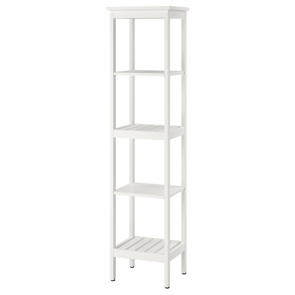 HEMNES Stellingkast wit 42x172 cm, Huis en Inrichting, Badkamer | Badkamermeubels, Zo goed als nieuw, (Half)hoge kast, 150 tot 200 cm
