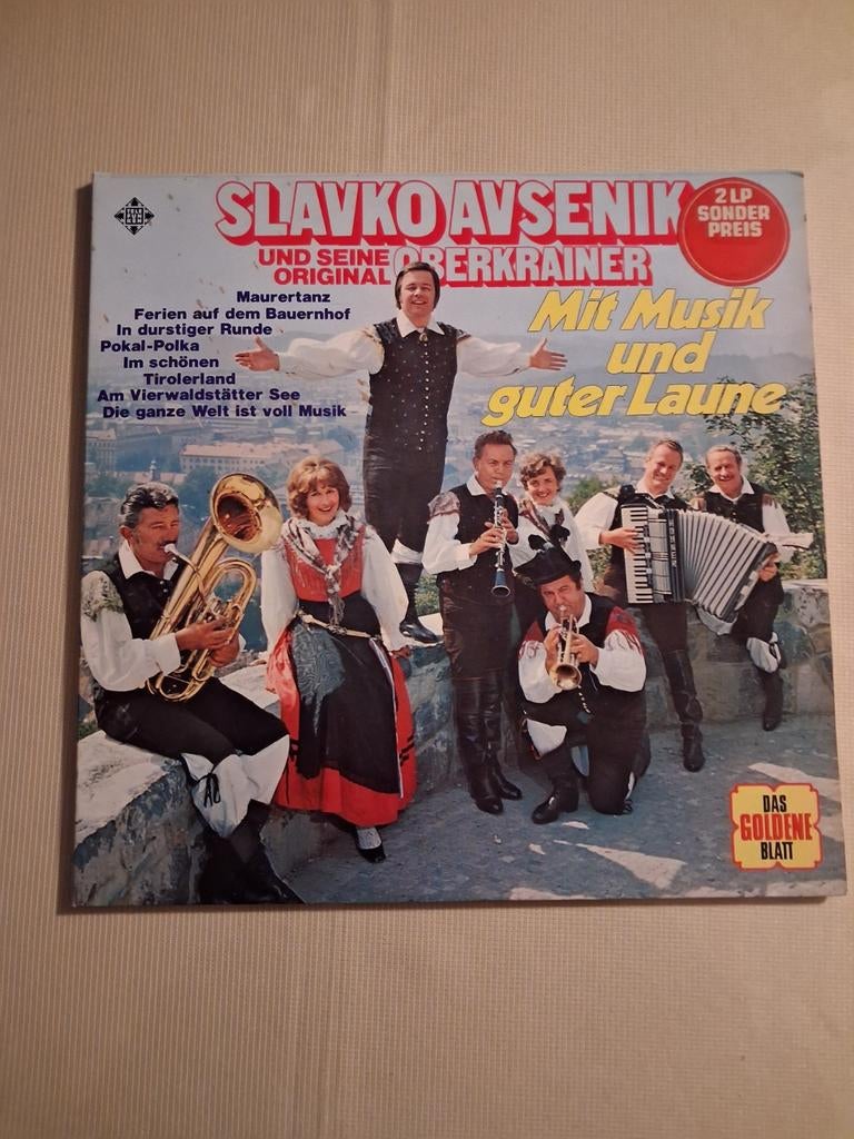 SLAVKO AVSENIK und seine original OBERKRAINER DUBBEL LP, Ophalen of Verzenden, Zo goed als nieuw, 12 inch, Levenslied of Smartlap