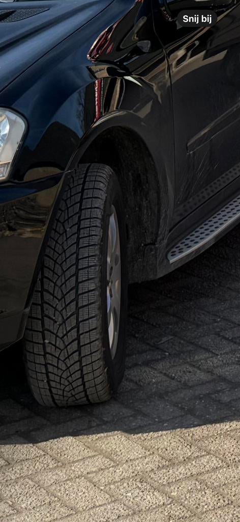 Winterbanden + velgen Mercedes ML W164 en S-klasse, Auto-onderdelen, Banden en Velgen, Ophalen, Gebruikt, Banden en Velgen, 17 inch