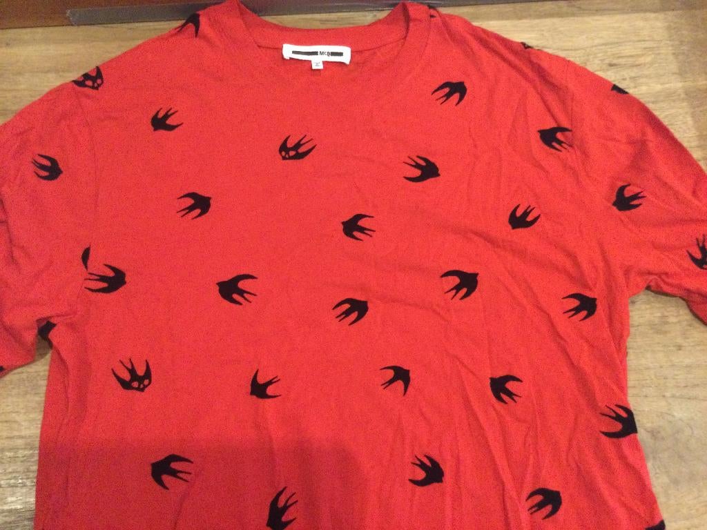 Alexander McQueen t-shirt, Maat 42/44 (L), Ophalen of Verzenden, Zo goed als nieuw, Korte mouw