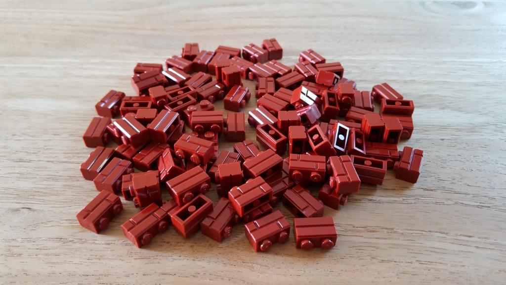 LEGO Muurstenen / baksteen Motief 1x2 in 15x Kleuren, Ophalen of Verzenden, Nieuw, Losse stenen, Lego