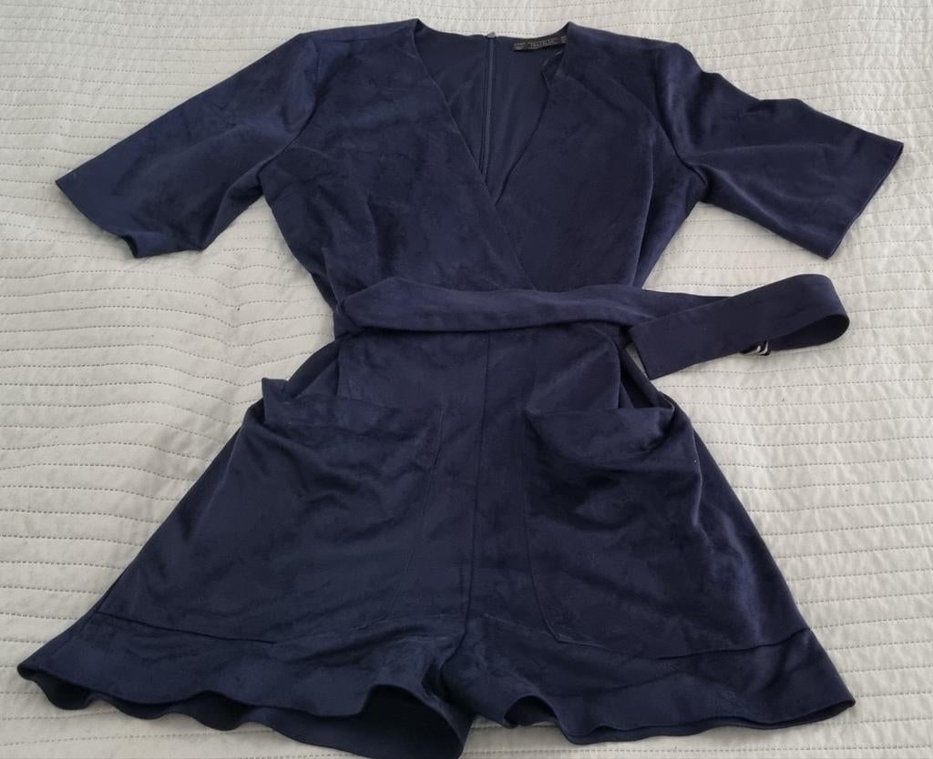 Zara jumpsuit broekpak maat L blauw kerst dames kleding, Kleding | Dames, Jumpsuits, Zo goed als nieuw, Maat 42/44 (L), Blauw